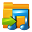 Folder Shared Music Icon 32x32 png
